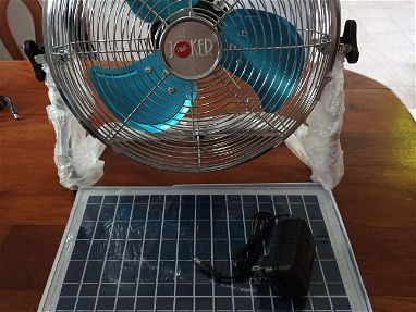Ventilador recargable por panel solar - Img 60505134