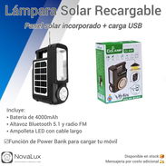 Lápara solar RECARGABLE - Img 52404729