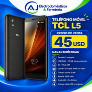 Teléfono móvil TCL L5, 1GB RAM-16 GB almacenamiento interno. 4G, Dual SIM. Color Negro. Nuevo en Caja sellada. Garantía - Img 51061379