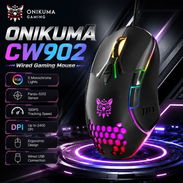 Nuevo en caja Mouse gaming RGB Onikuma 7 botones con 6 niveles de DPI ajustables - Img 57627733