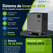 Todo en uno Infinisolar, Inversor de 6 kw, batería de 15 KWh P0612-AV002 - Img 57330399