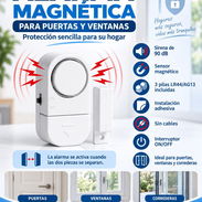 🚨 ALARMA MAGNÉTICA PARA PUERTAS Y VENTANAS 🔊 Sirena de 90 dB 🧲 20usd - Img 57559078