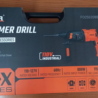 TALADRO PERCUTOR FD25020800, ENTREGA DE FACTURA, VARIEDAD DE ARTÍCULOS DE FERRETERÍA - Img 124351234