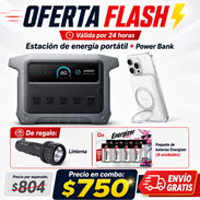 OFERTA FLASH: COMBO ANKER SOLIX C1000 GEN 2 + POWER BANK + REGALOS ENVÍO GRATIS HABANA + GARANTÍA - Img 56968803
