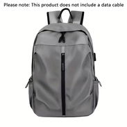 🎒 Mochila para Hombre Moderna y Multifuncional – Gris 🎒 - Img 58012189