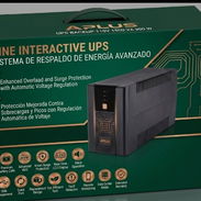 Especial UPS backup nuevo en caja 900W 1500 VA doble batería incluida de 12V 9AH - Img 56874870