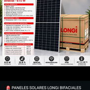 PANEL SOLAR LONGI 615W PALET 155 USD, DOCENA 160 USD, UNIDAD 175 USD - Img 58016849