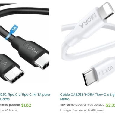 Cargadores celulares laptop | cables celulares tipo iphone - C - USB - miniUSB - V8 - 2/5