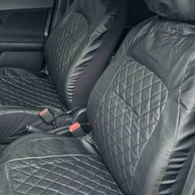 Juego de cubiertas de asiento de automóvil de 9 piezas que incluye 2 cubiertas de asiento delanteras, - 3/6