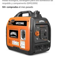 GENMAX Generador portátil, motor de gas ultra silencioso de 2200 W, cumple con la EPA, función de modo ecológico, ultral - Img 57626872