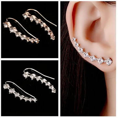Aretes (aleación de zinc con circonita cúbica) - 2/2