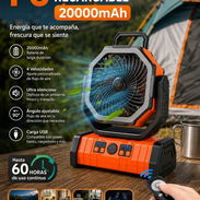 Ventilador recargable f6 de 20 mil mAh - Img 56416541