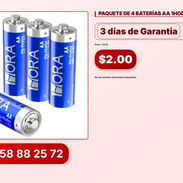 PAQUETE DE 4 BATERÍAS AA 1HORA GAR136 VPT#-0131 - Img 56828416