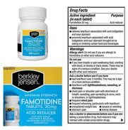Famotidina, trae 100 tabletas de 20mg, para tratar la acidez estomacal - Img 49681052