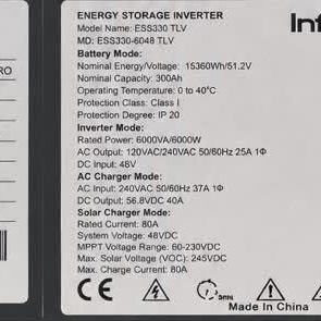Sistema Todo en uno INFINISOLAR inversor de 6kw con bateria de 15.36kw Precio 3250 usd Domicilio incluído 6 meses de g - Img 123629708