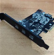 Adaptador PCI-Express a USB 3.2 tarjeta de expansión, 3.2 gen2 20 Gpbs (3 x tipo C, 1 USB-A, 1 USB tipo E A-Key) - Img 45805552