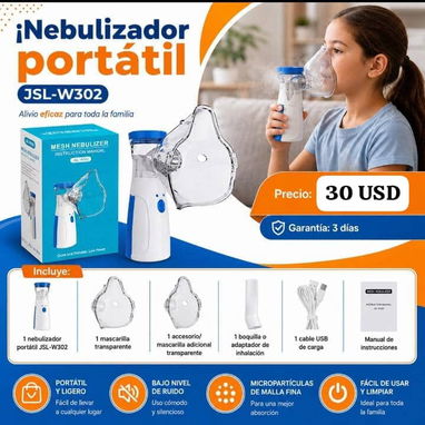 Silla de ruedas plegable, nebulizador portátil - 2/2