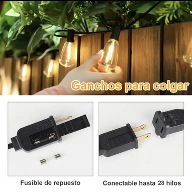 Cadeneta de Bombillos de 15 metros - 5/5