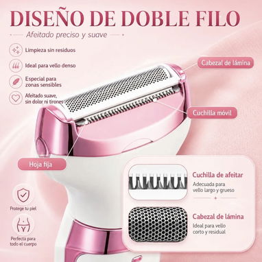 DEPILADORA RASURADORA CORPORAL 5 EN 1 - 4/10