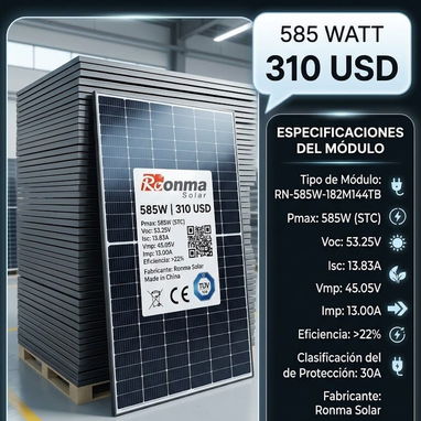 Paneles solares de 545, 585 y 590 watts - 2/2