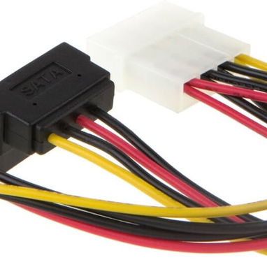 Convertir Molex de 4 pines a 2 cables SATA de 15 pines (Longitud del cable 30 cm) 53274327 - Img 113887436