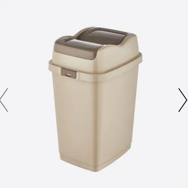 🛒 Cestos de basura con tapa basculante y de pedal – 10 litros - 7/8