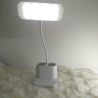 Lámpara LED recargable de escritorio con portalápices (CV) - 4/10