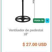 Ventilador de pedestal 18 - Img 55410249