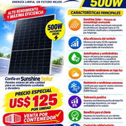 Se venden paneles solares por contenedor de 600 unidades a 125 cada uno de 500w. - Img 58032455