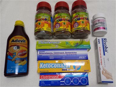 Ketoconazol, Diclofenaco, Triple antibiótico, Clotrimazol y Terbinafina - Img main-image