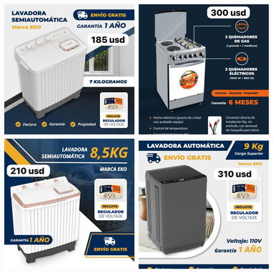 ‼️Lavadoras, Ventiladores, Freidoras, Reinas, Arroceras, Refrigeradores, Neveras y más ‼️ - 5/10