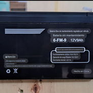 ⚡12V/9A⚡ BATERÍAS NUEVAS A ESTRENAR DE 12V 9A. MENSAJERÍA CON FACTURA Y GARANTÍA. TLF 54833699 - Img 53352482