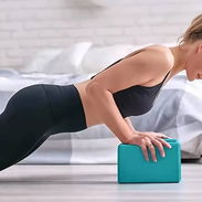 Esteras de Yoga, almohadillas o cojines y bloques de apoyo para ejercicio en casa o al aire libre. - Img 52461105