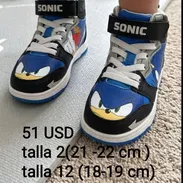 ‼️TENIS SONIC Y SPIDERMAN ORIGINALES PARA NIÑOS‼️TALLAS Y MEDIDAS EN LAS FOTOS - Img 55379391