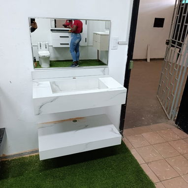 Mueble lavamanos 07 + Espejo - Img 119075719