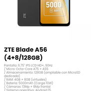 ZTE Blade A56 (4+8/128GB). Batería: 5000mAh (Carga 10W) - Img 55443806