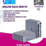 🚀 MINI PC BEELINK EQI12 - POTENCIA CORE I3 12ma GEN - ¡NUEVA EN CAJA! | 320USD - Img 54916087