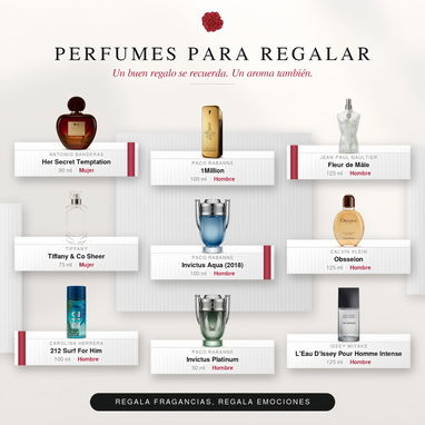 👃 TU AROMA HABLA ANTES QUE TÚ.  La pregunta es… ¿qué quieres que diga de ti? 👀🔥  🌹 Elegancia. Misterio. Frescura. - 2/3