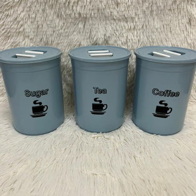 Set de 3 envases de almacenamiento • café, azúcar y té - Img 123623922