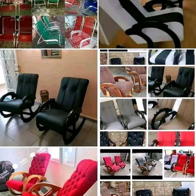 Camas de tubos con colchones y sillones - Img 120281809