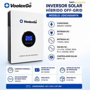 Inversor Solar Híbrido 6300W / 120V-240V *(Solamente el inversor, no trae paneles solares ni baterías) - Img 57089656