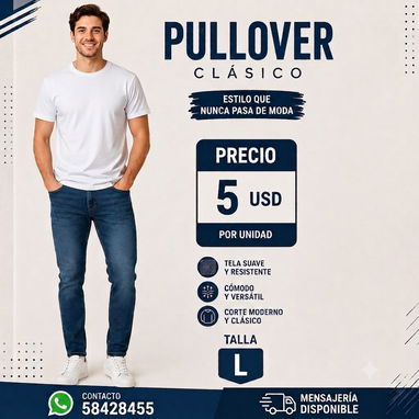 Pullover para hombre está hecha con hilos frescos que son transpirables, cómodos, suaves, frescos, agradables al tacto, - Img 125104861