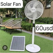 📦*Ventilador recargable Solar fan con panel solar* - Img 55982630