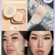 Sheglam Base De Maquillaje En Bálsamo De Cobertura Total Skinfluencer 15 g 0.52 oz Shell - Img 58181993