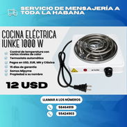 🔥 COCINA ELÉCTRICA IUNKE 1000 W 🔥 Precio: 12 USD - Img 55849030