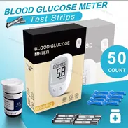 Kit completo glucosa en sangre/azúcar/50 pruebas + glucómetro - Img 54795527