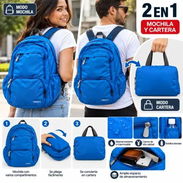 MOCHILA ESTILO BOLSITA* Mochila ligera y práctica para el uso diario, viajes y mas. 💰13 USD. - Img 58125866