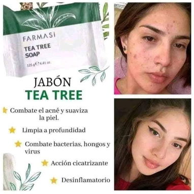 đ JABĂN TEA TREE FARMASI (ORGĂNICO) â CONTROL ACNĂ Y GRASA đ - Img 118512724