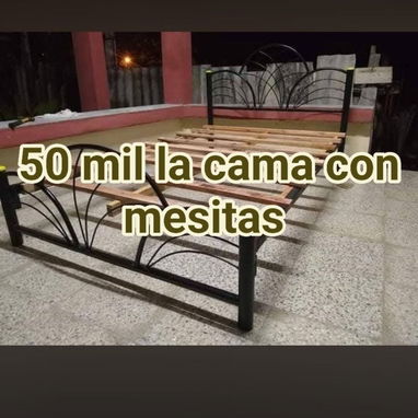 Camas de tubos sin y con colchon  de todas las medidas - Img 122315524
