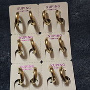 Aretes y argollas chicas de oro laminado, calidad garantizada 💯 - Img 56925831
